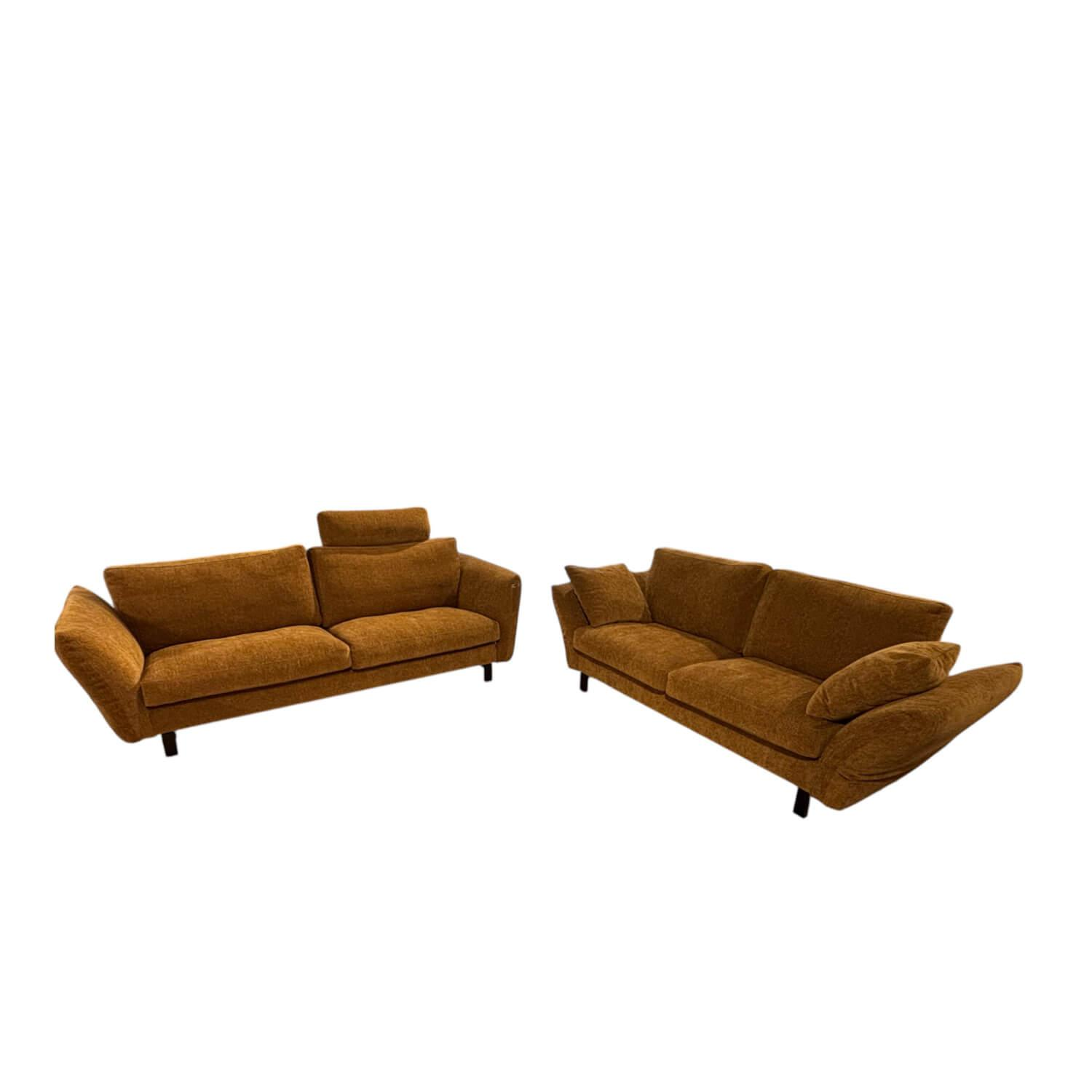 Erpo - Garnitur Classic 970 Stoff Osino 2037.68 Gelb 2 Sofas - 1