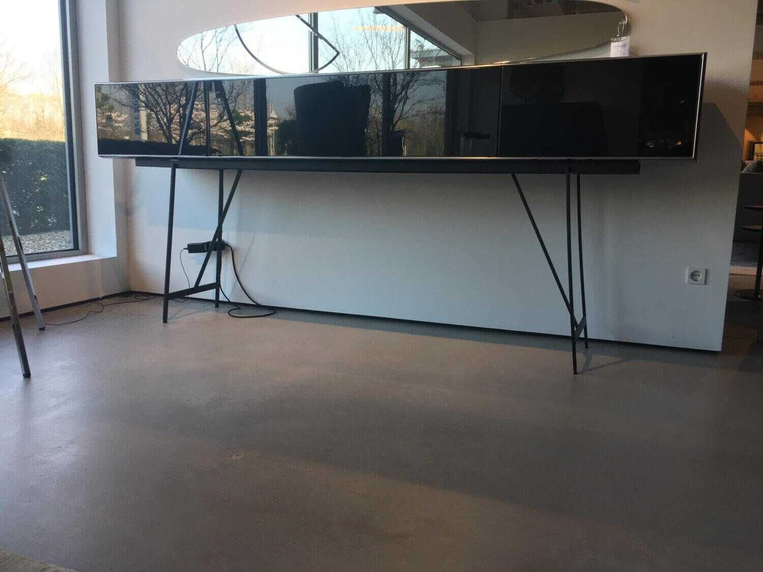 YOMEI - Highboard S 100 Lackiert Schwarz 82 Pantex Hochglanz - 3