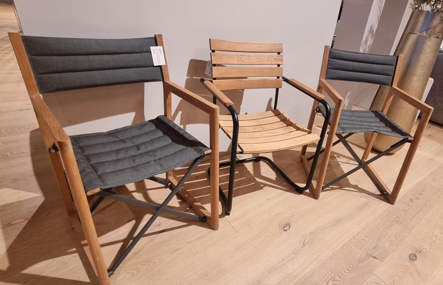 Weishäupl - 3er-Set Stuhl Loft Stuhl Prato Teak Massiv - 3