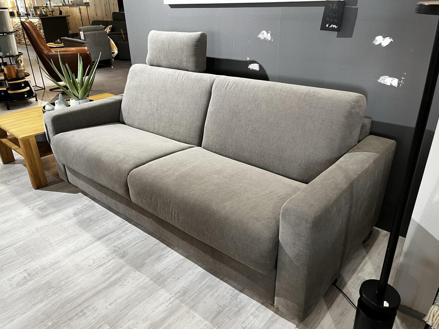 Bali - Sofa Messina Stoff 14-7800 Grau - 10