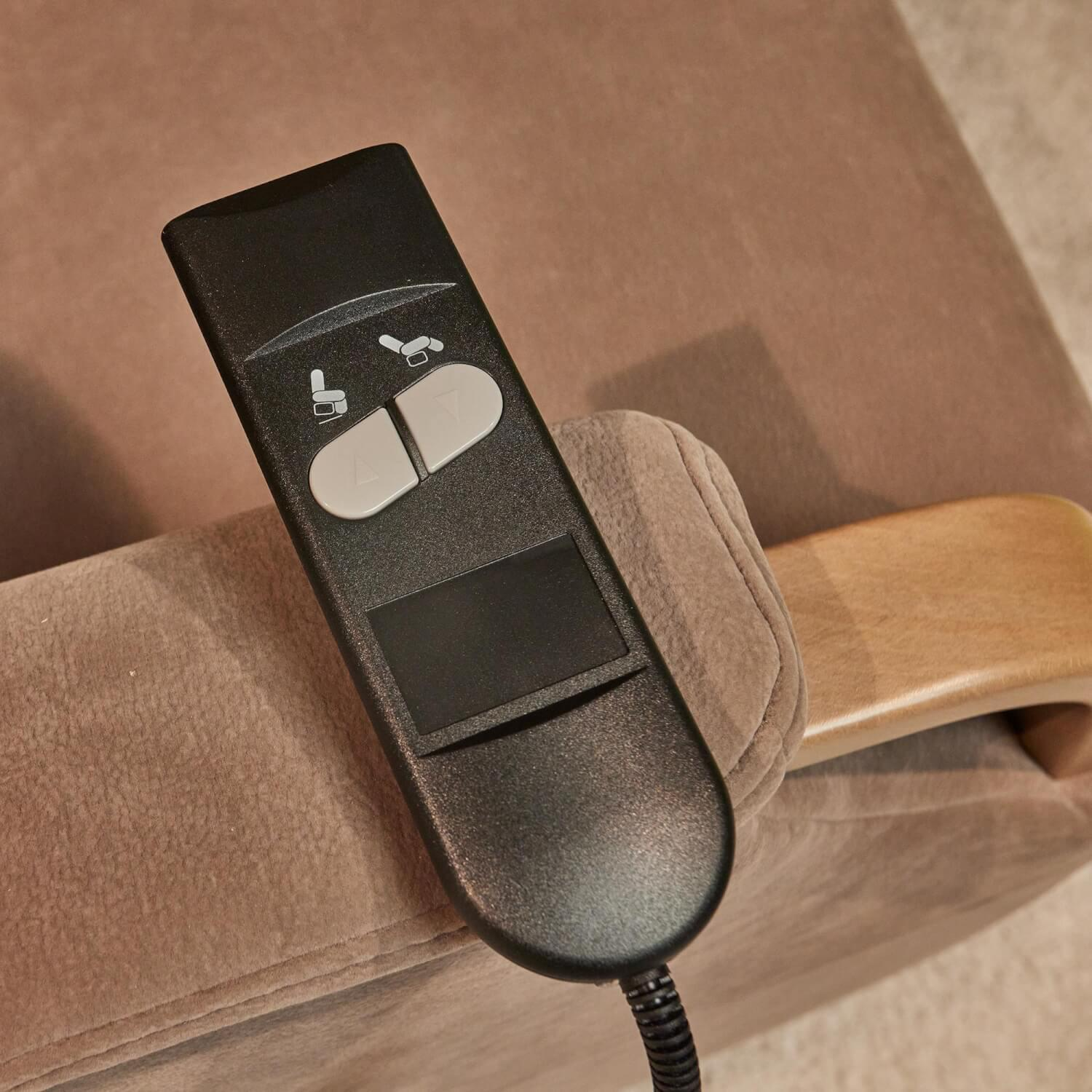 himolla - TV-Sessel 9871 Bezug Stoff 18 Nuvano Kakao Braun Holzteile Buche 1-Motorig Mit Aufstehhilfe - 7