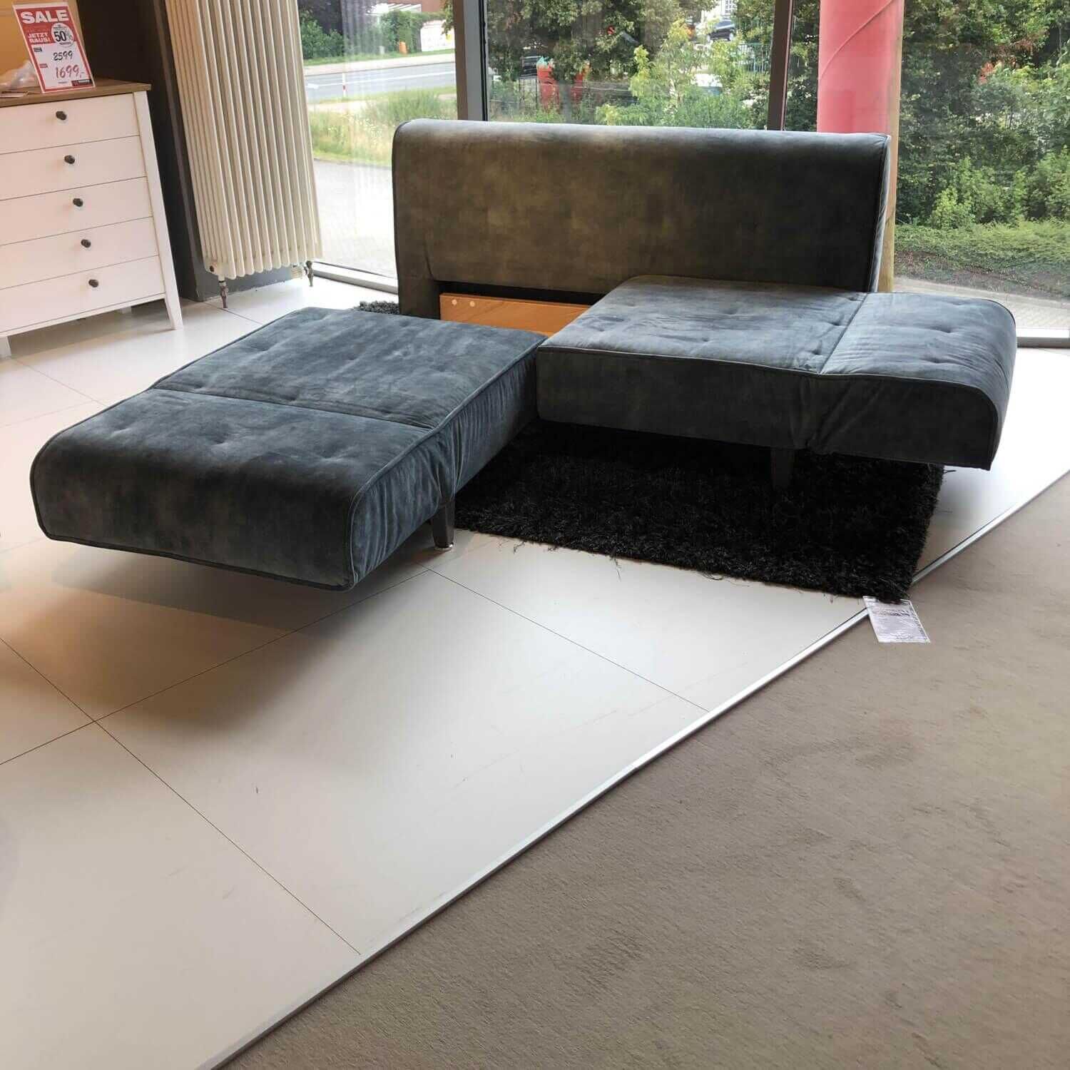 Franz Fertig - Schlafsofa Joss Stoff Niagara E1951 Grau - 5