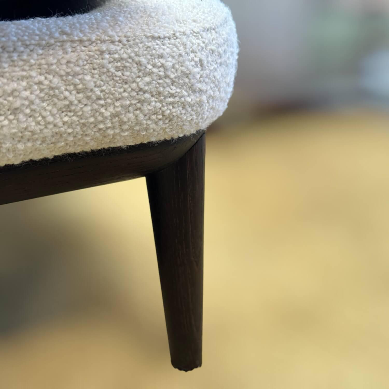 Bielefelder Werkstätten - Sofa Grace Stoff Queen BW1775-171 Weiß Creme Holzfüße Wengefarben - 10