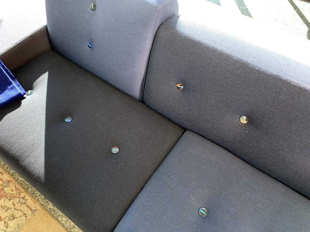 Sofa Polder Stoffmix Nachtblau Stoffgruppe 1