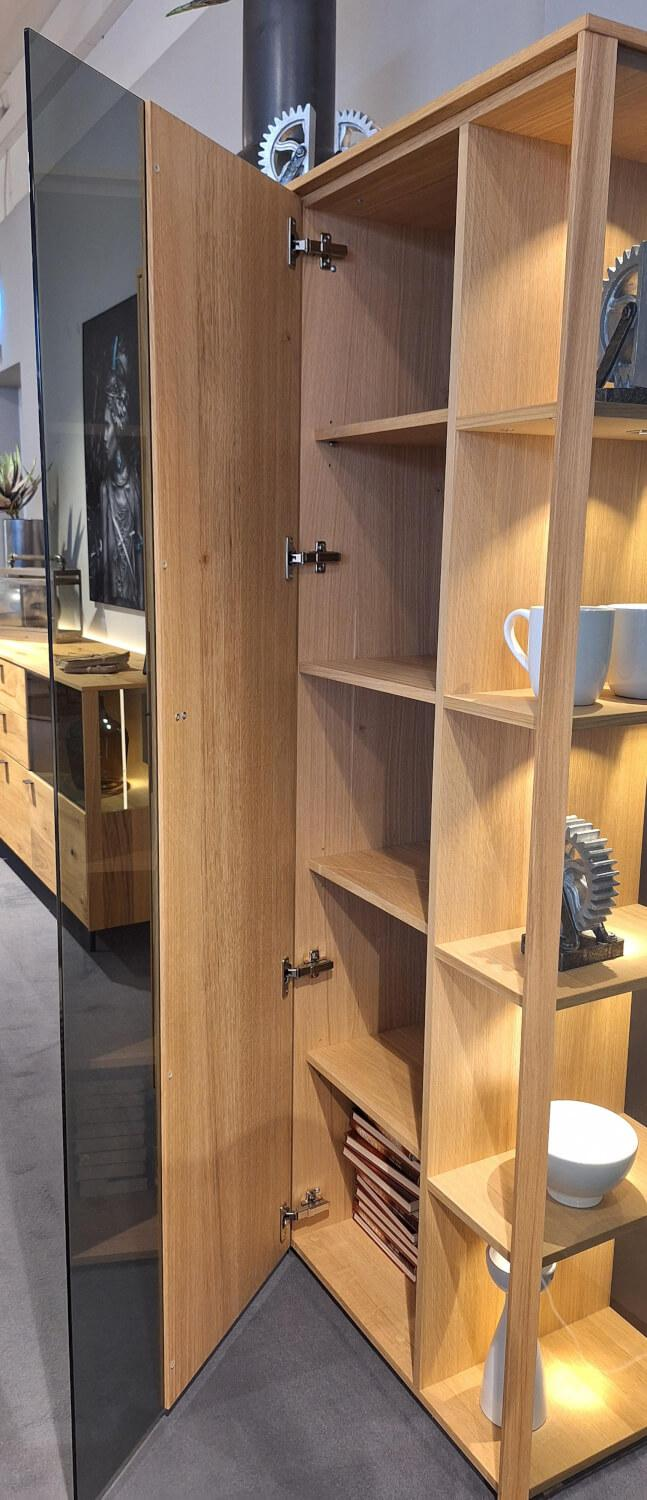 Venjakob - Vitrine Plan X3 Eiche Rustico Hell Geölt Parsolglas - 9