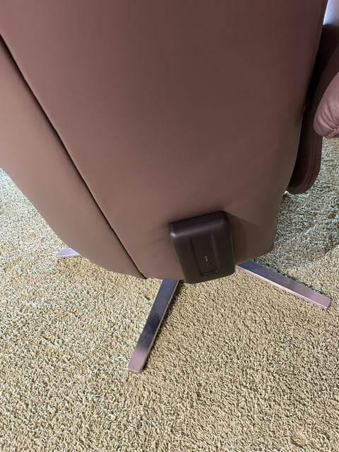 himolla - Sessel 8049 Leder Longlife 24 Schlamm Braun Gestell Sternfuß Metall Edelstahloptik Inkl. Elektr. Verstellfunktion - 4