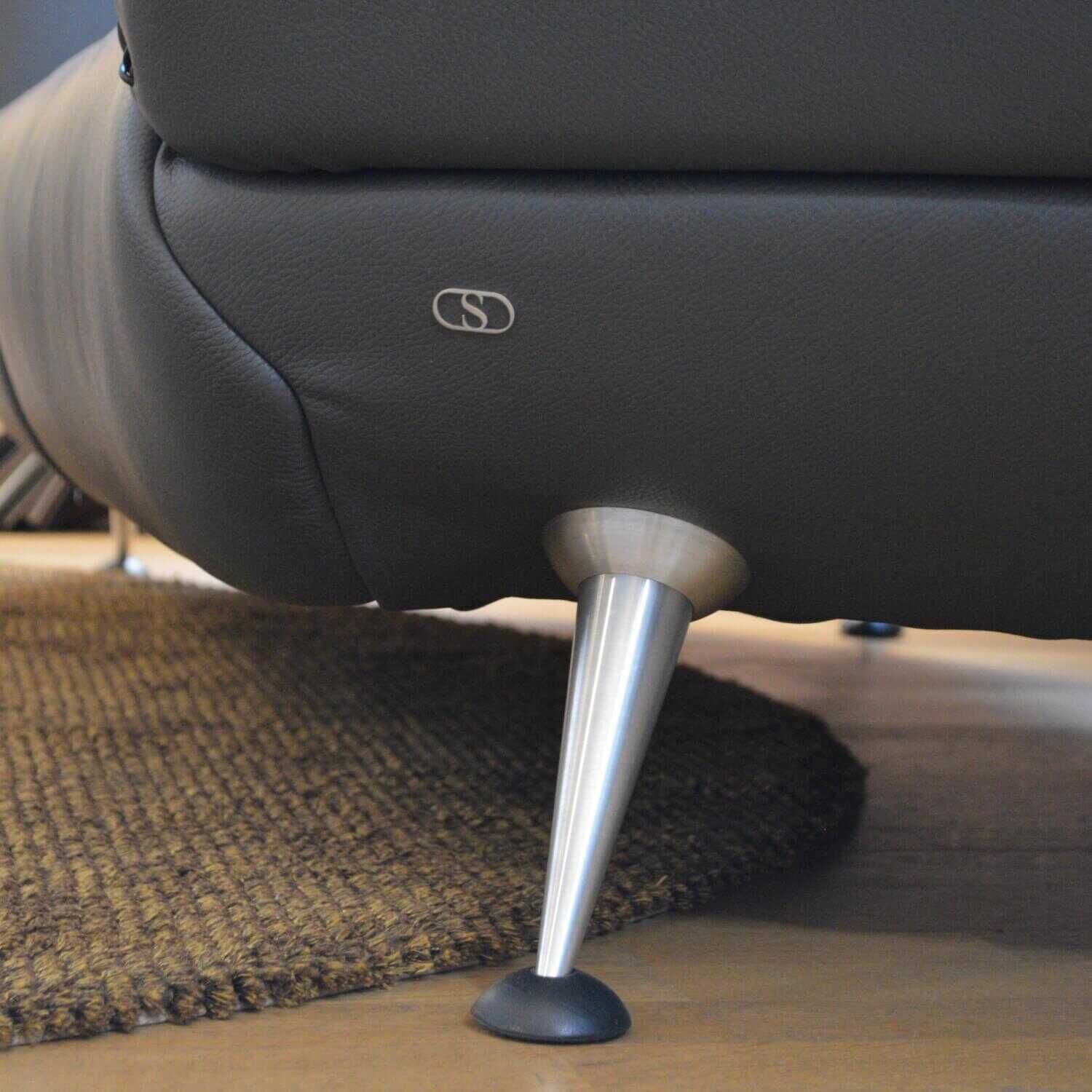 De Sede - Landschaft Sofa DS 102 30 Rechts Leder Living Umbra Grau - 8