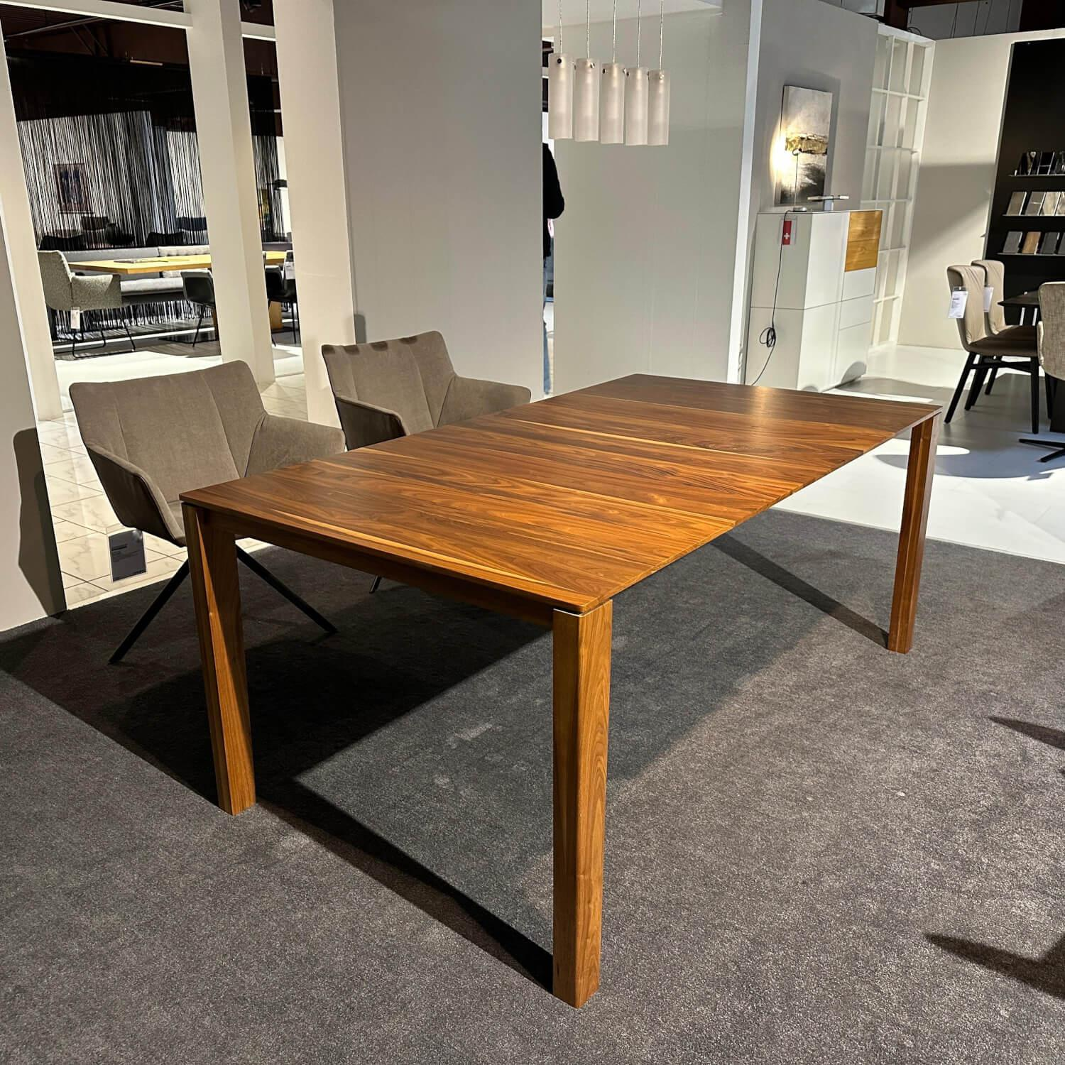 Rodam - Esstisch David 582348 Nussbaum Matt Lackiert Inklusive Klappeinlage - 3