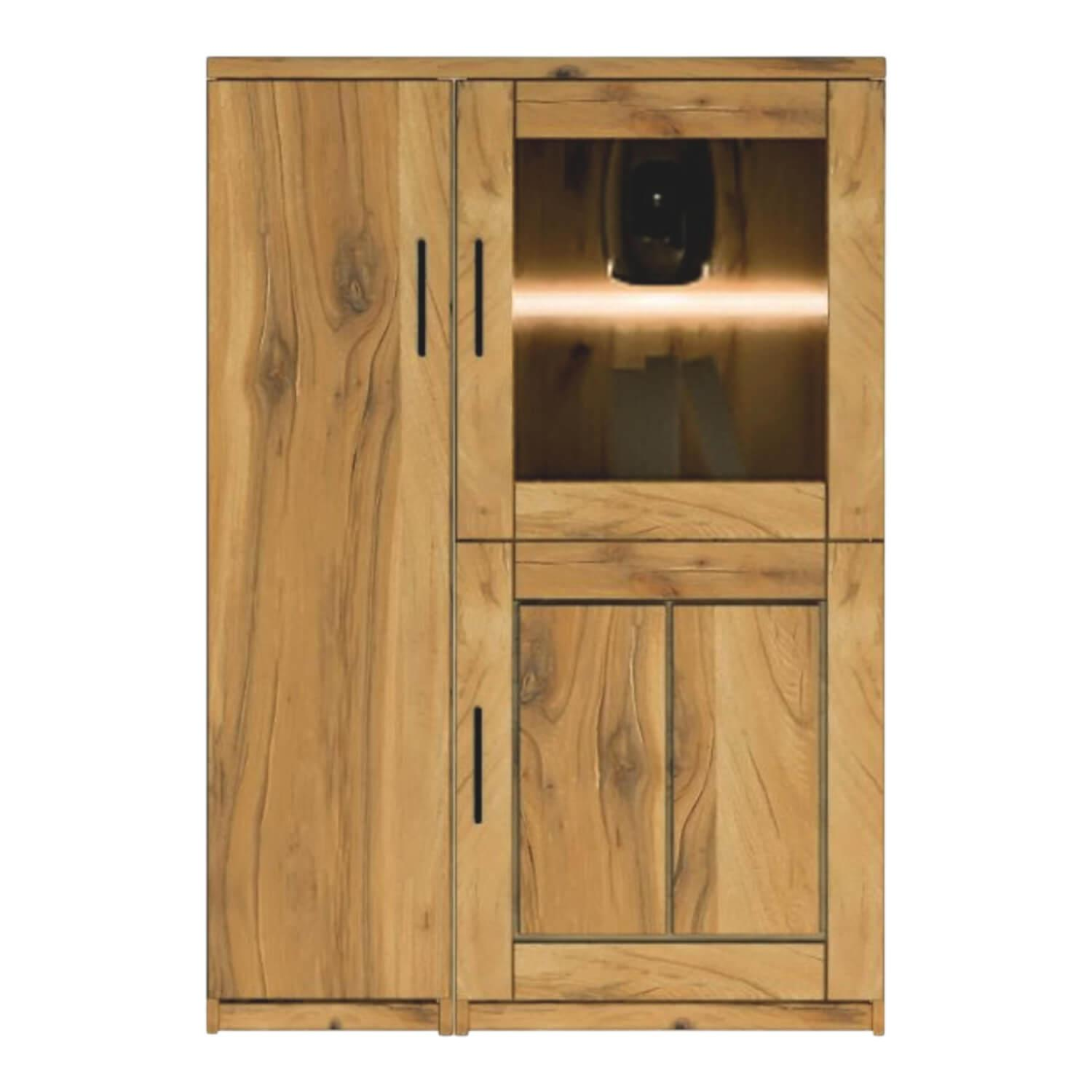 Niehoff - Highboard Newcastle Charakter-Eiche Leicht Gebürstet Geölt - 1