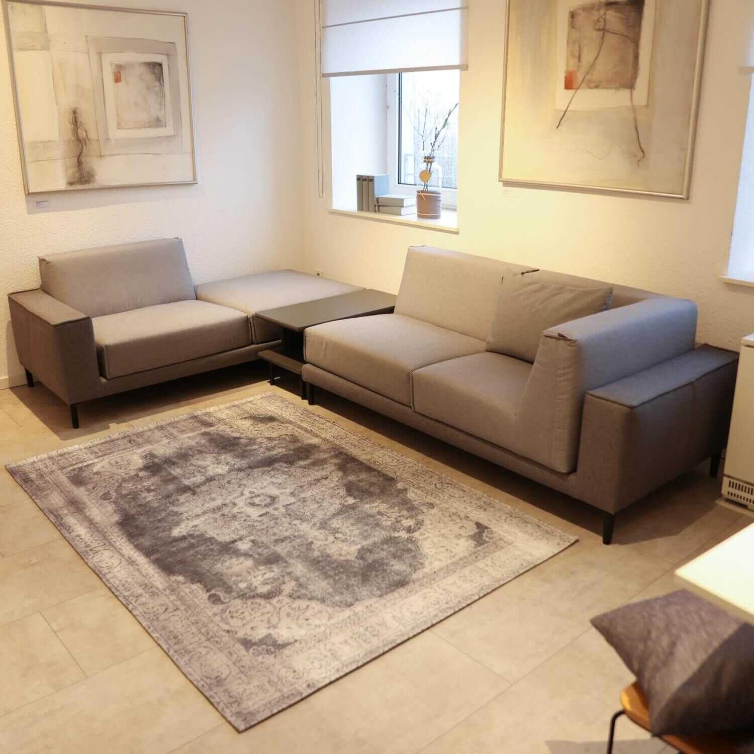 freistil-rolf-benz-sofa-freistil-183-3-stoff-5246-signalschwarz-und-stoff-5245-eisengrau-3c0541c543e6 freistil Rolf Benz - Sofa freistil 183-3 Stoff 5246 Signalschwarz Stoff 5245 Eisengrau - 1