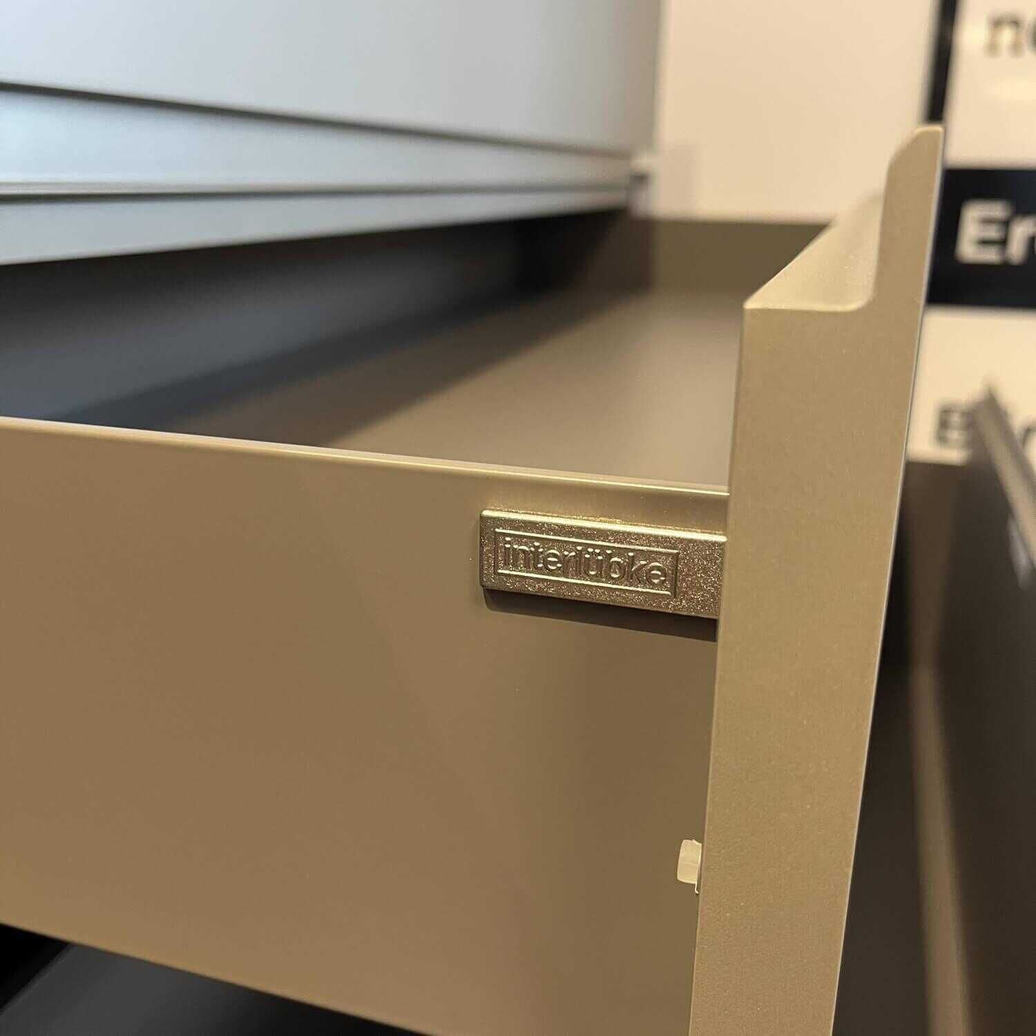 Interlübke - Sideboard just Cube Bold Lack Silbergrau Metallic M11 - 10