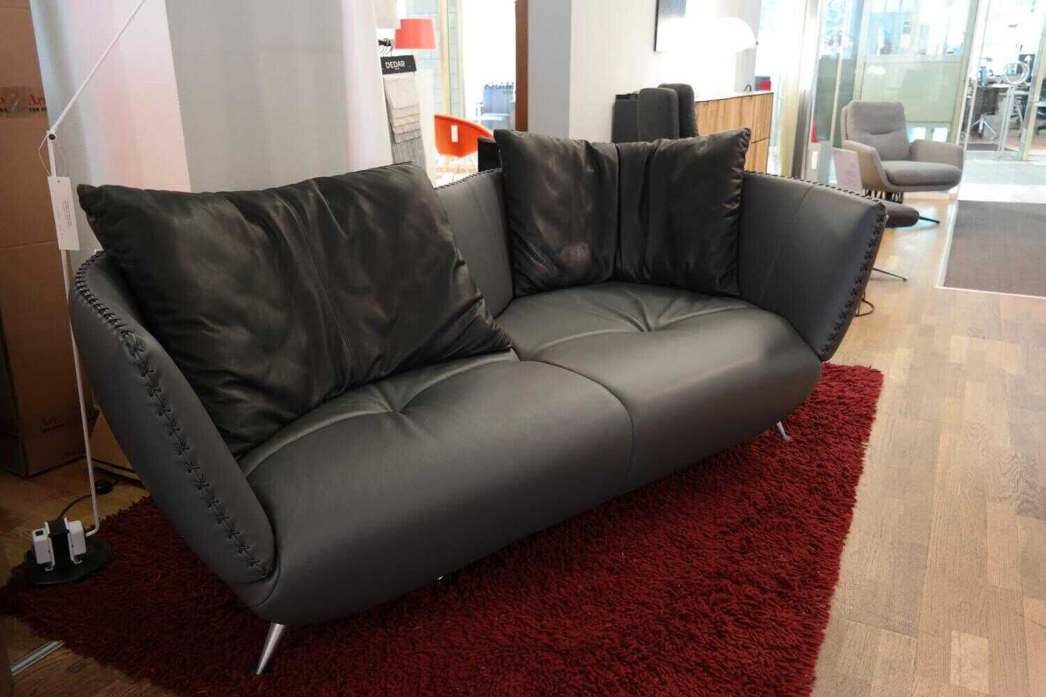 De Sede - Landschaft Sofa DS 102 30 Rechts Leder Living Umbra Grau - 4