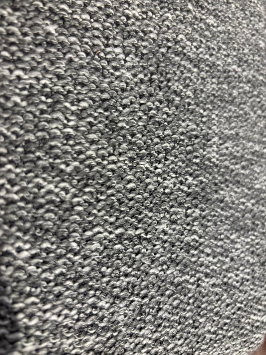 Bielefelder Werkstätten - Sofa Inspiration Stoff Boston 1801 181 Grau Meliert mit 2 Kissen - 5