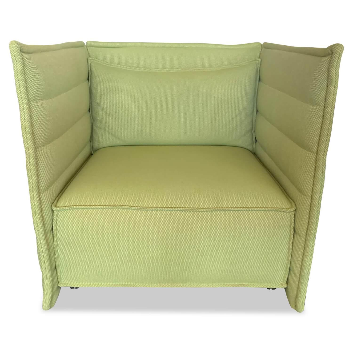 Vitra - Sessel Alcove Plume Contract Fauteuil Laser Hellgrau Lindgrün - 1