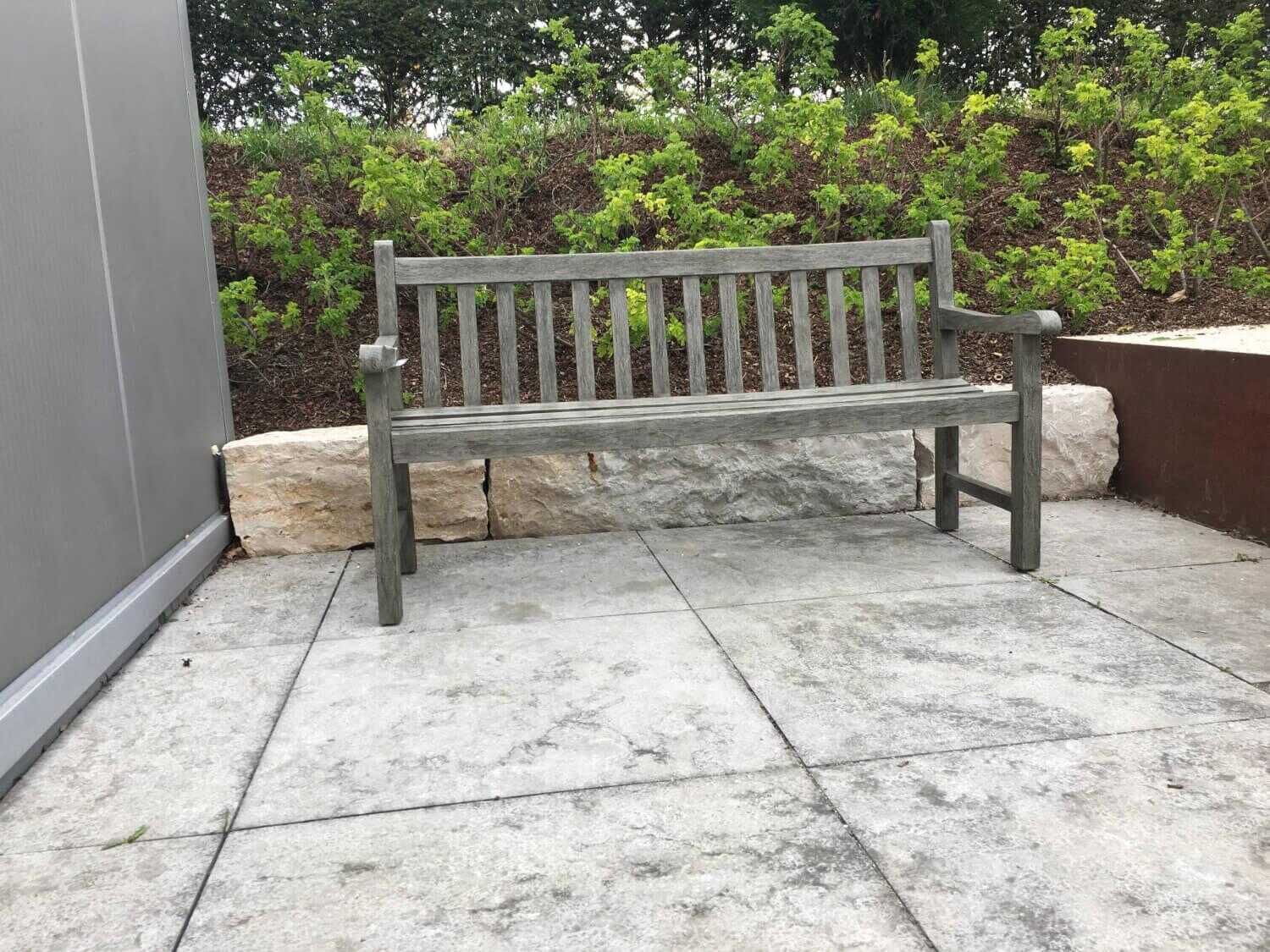 Stern - Bank Cornwell Teak Patina Grau - 2