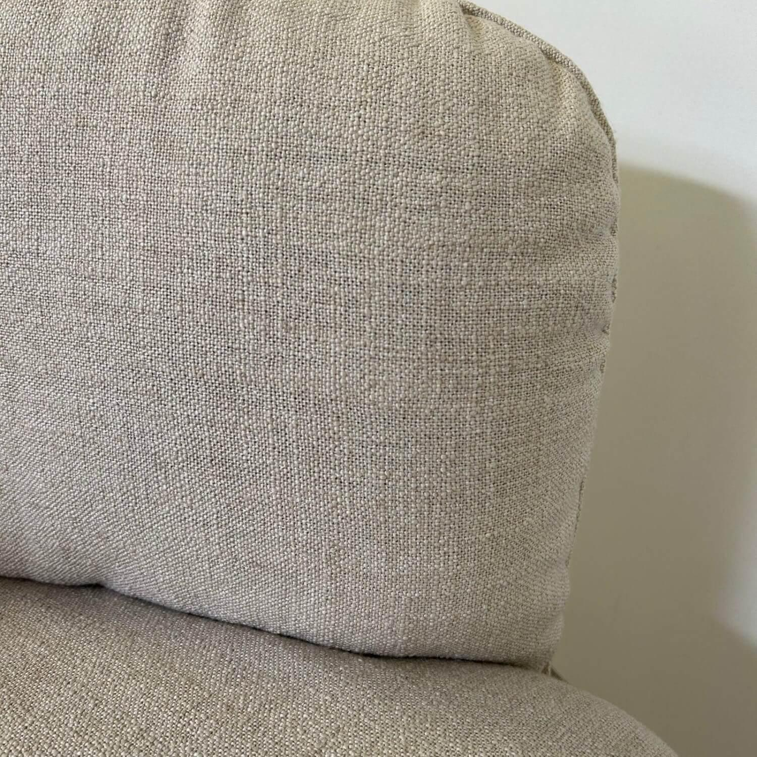 Walter Knoll - Sessel Ishino 195 10 Stoff Gaia 7892 Linen Grau Beige Sockel Holz Schwarz Lackiert Mit Kunststoffgleitern - 2