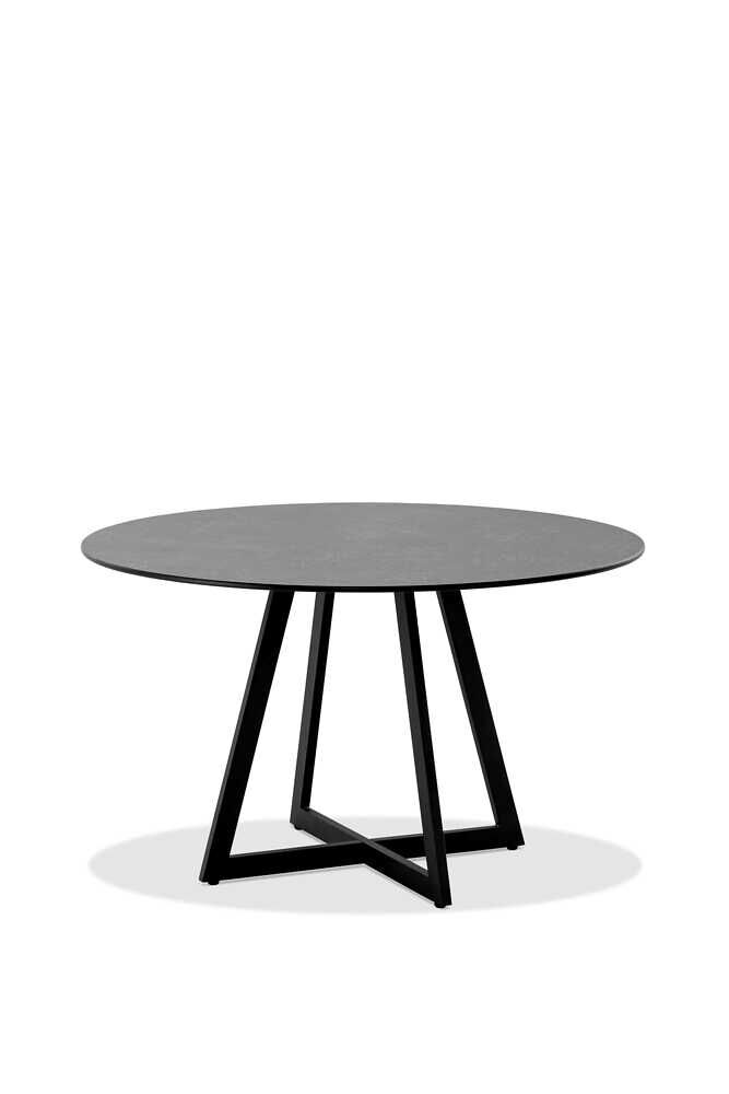 Tisch Milan Gestell Stahl Pulverbeschichtet Anthrazit Tischplatte HPL