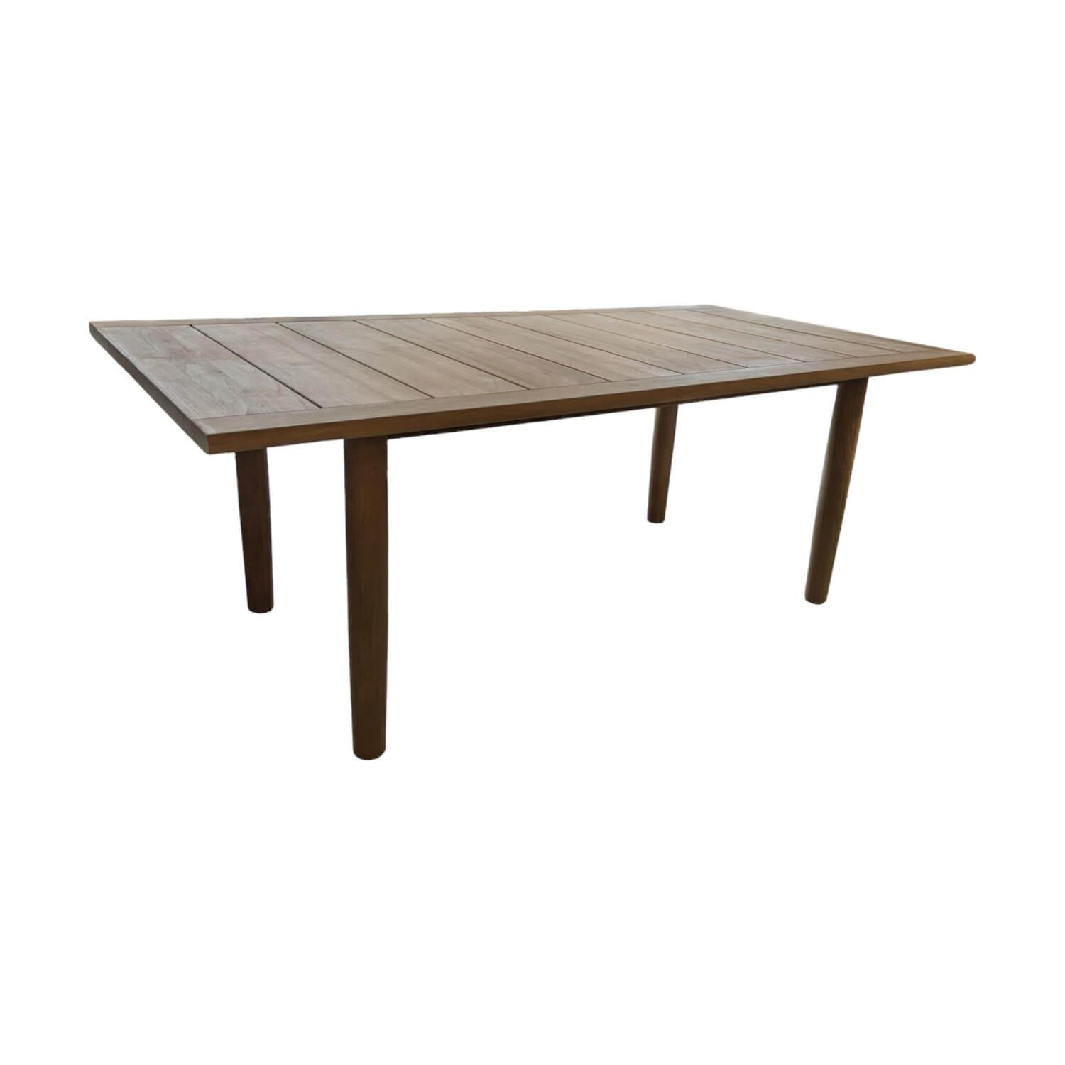 DEDON - Tisch Tibbo Outdoor Massivholz Teak 205 Geölt - 1
