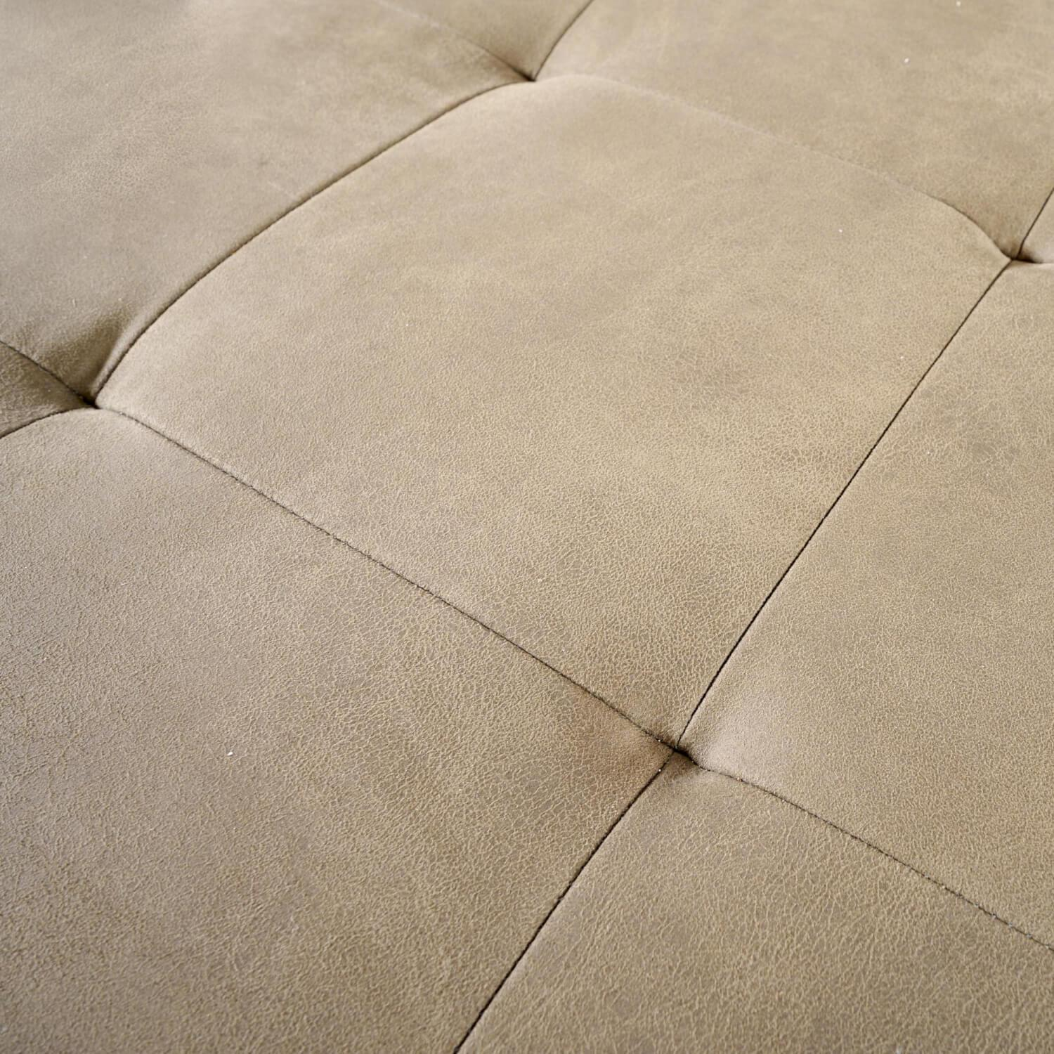 Carina - Upholstered suite 2600 Motorized Cover Clash Olive Metal feet shiny chrome - 7