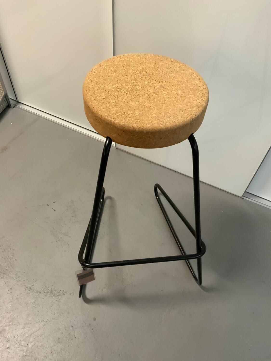 Tecta - Freischwinger CC 3 B Sitz Kork Gestell Schwarz - 3