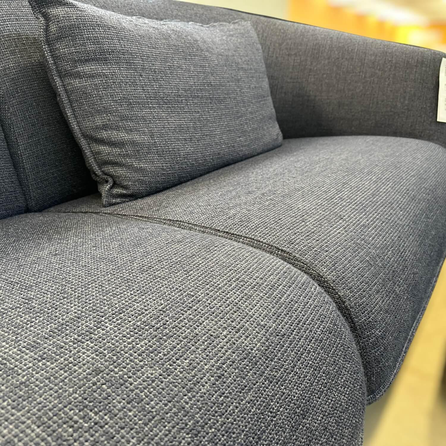 COR - Sofa Nook 36311 Stoff Außen 12039 Nachtblau Innen 8196 Indigo Blau Inklusive Hocker - 6