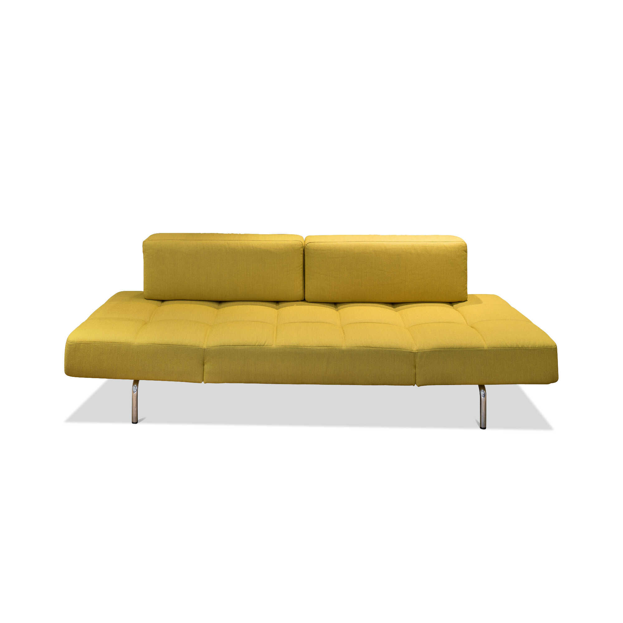 Brühl - Sofa Jerry in Gelb mit Schlaffunktion - 1