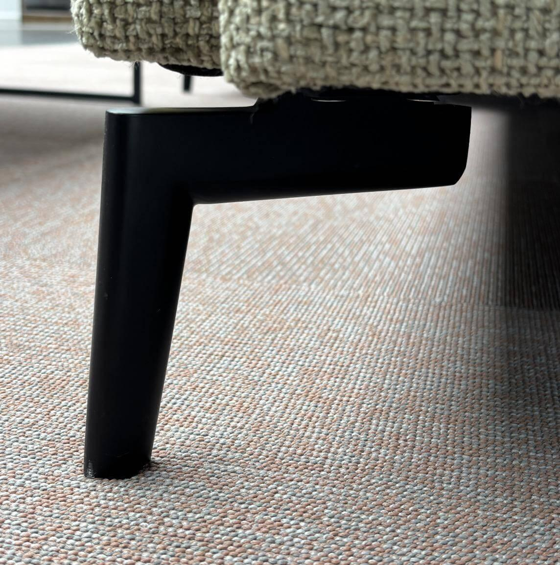 Violetta - Ecksofa Jolina Stoff 50/30 Sage Bissau Grün mit 3 Rückenkissen - 7