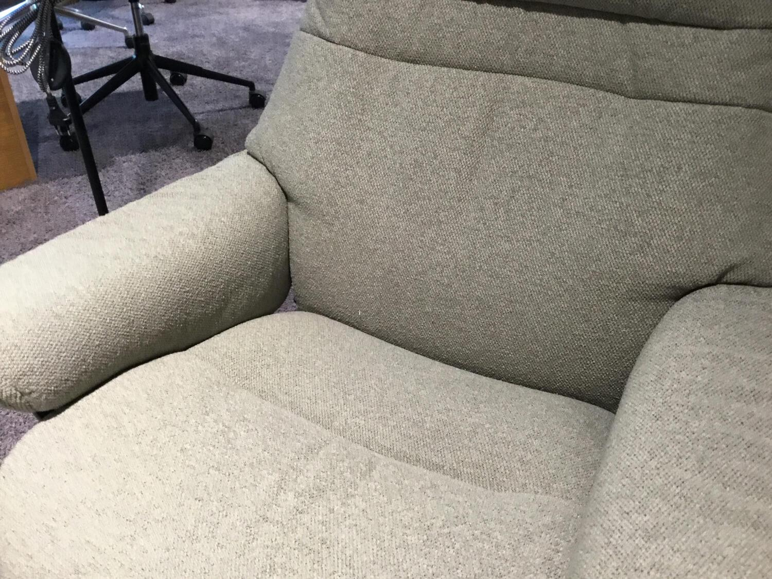 Stressless - Relaxsessel Sunrise S Comfort Stoff Faron Q2 Grey 12 Grau Gestell Holz Schwarz Inklusive Hocker - 8