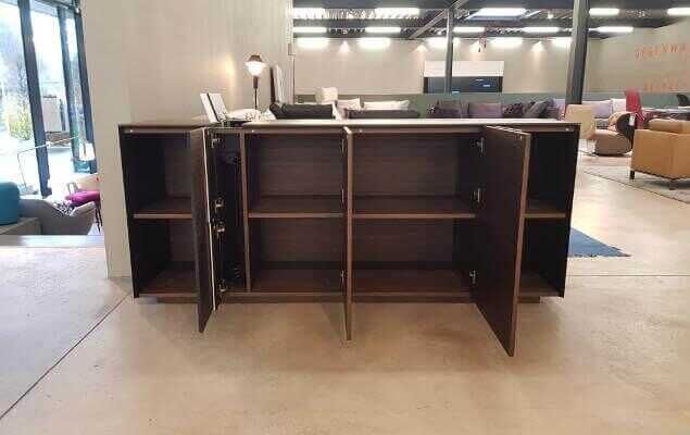 Walter Knoll - Sideboard CEOO Nussbaum Braun Weiß - 4