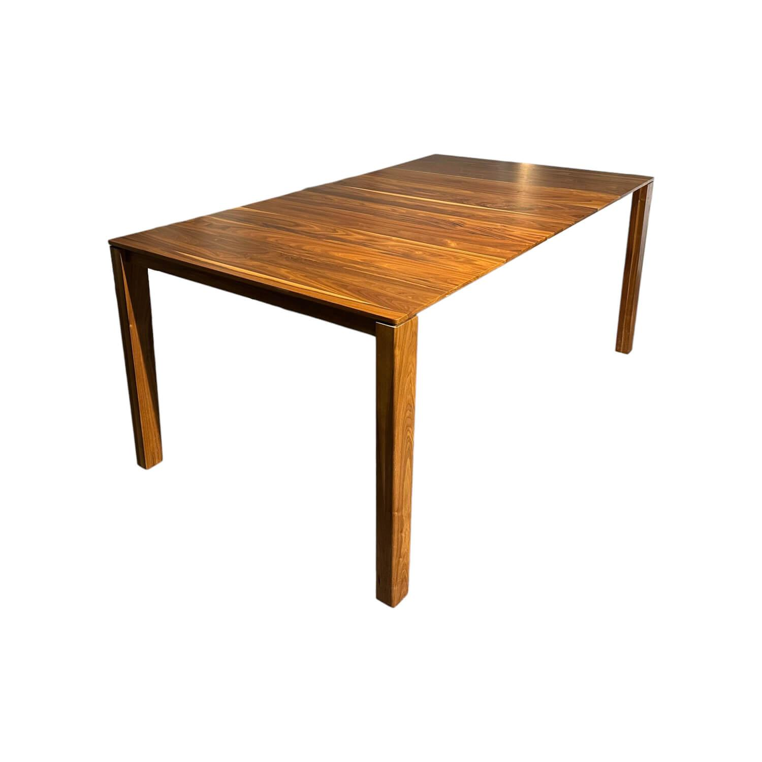 Rodam - Esstisch David 582348 Nussbaum Matt Lackiert Inklusive Klappeinlage - 1