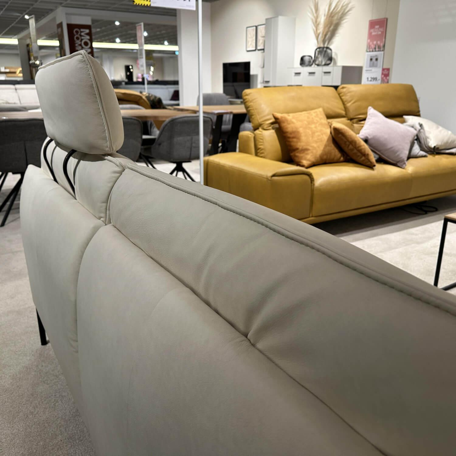 himolla - Sofa 2,5-Sitzer 1478 Leder Soft-N Yeti 63 Metallfuß Anthrazit Mit Drehsitz - 7