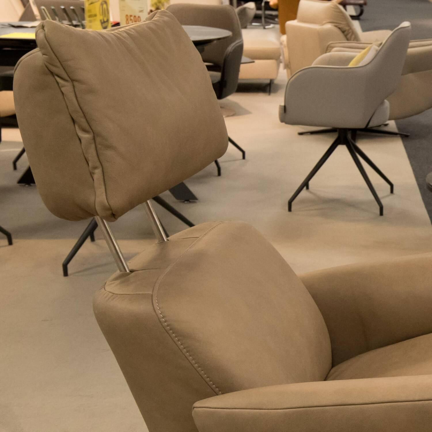 himolla - Relaxsessel 7151 Leder 27 Leonessa Desert Holzteile Wildeiche Bianco 2 Motorisch - 8