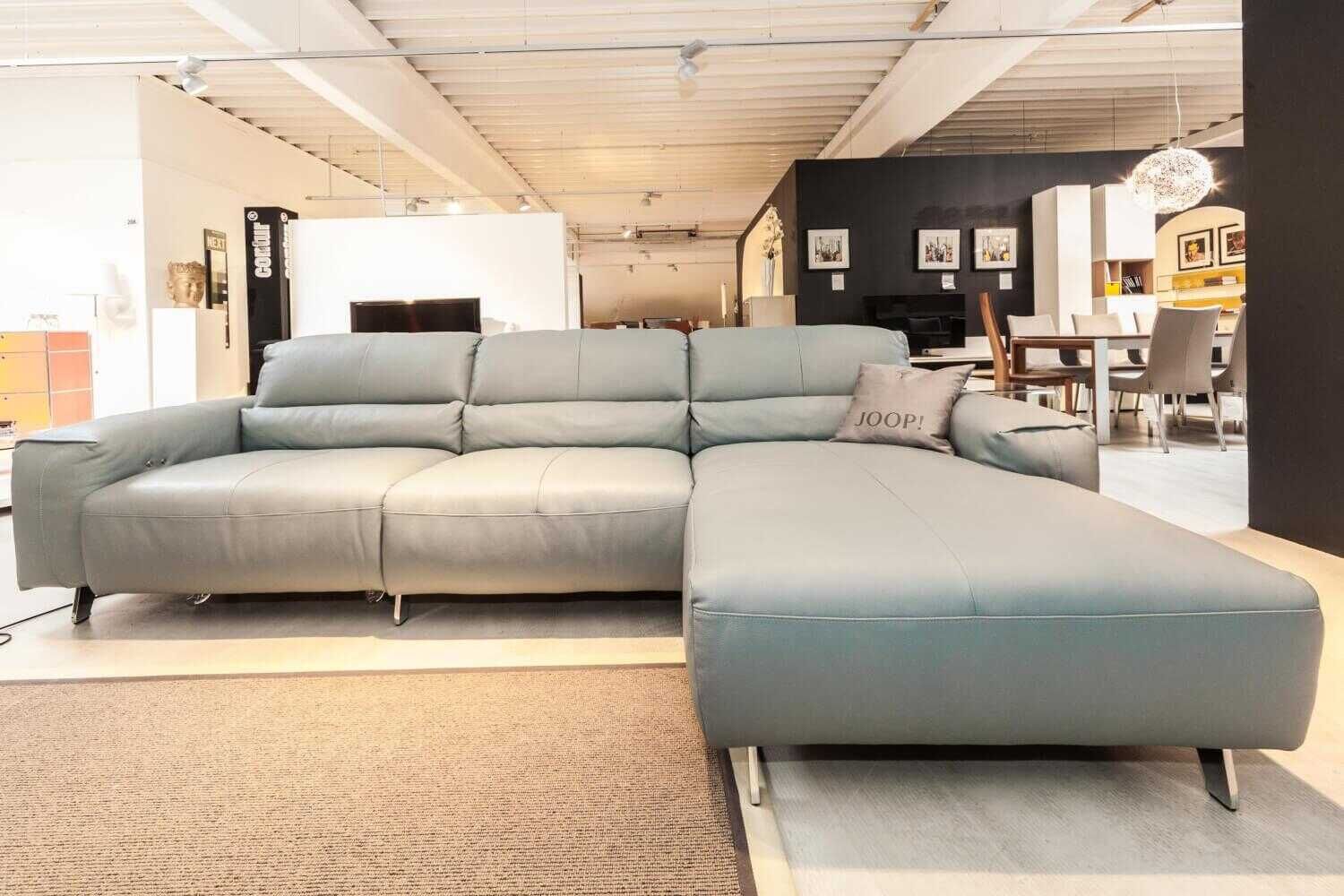 Musterring - Ecksofa MR 628 in Leder Grau - 2