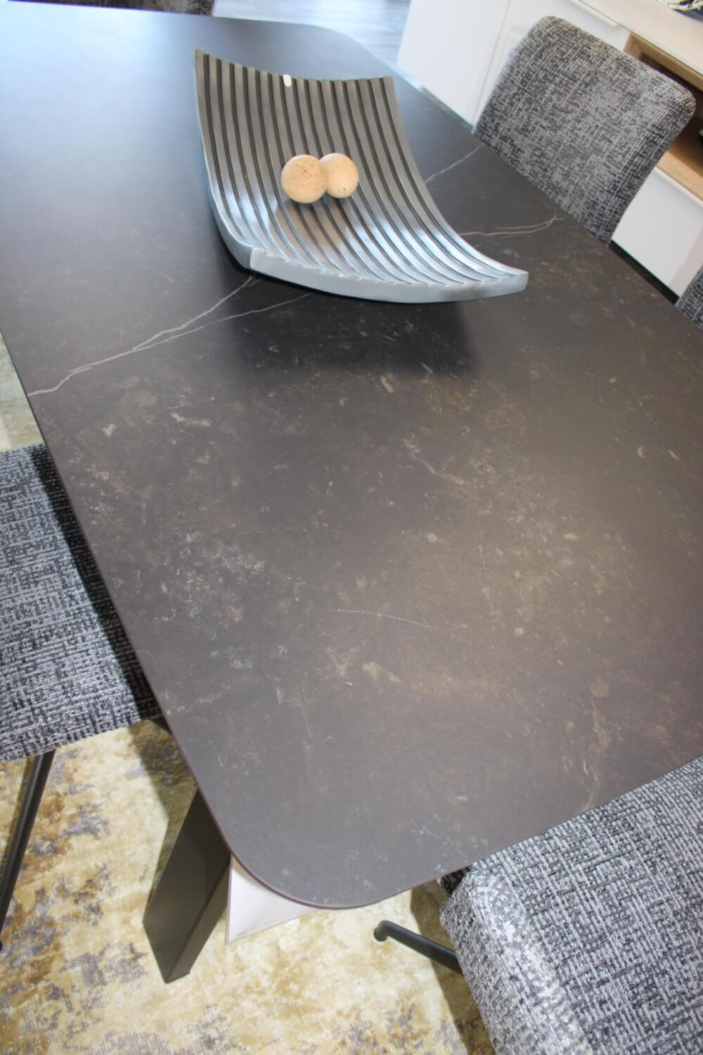 Bert Plantagie - Essgruppe Select Tafelconcept Stoff Coco COO168 Grau Tisch Schwarz - 3