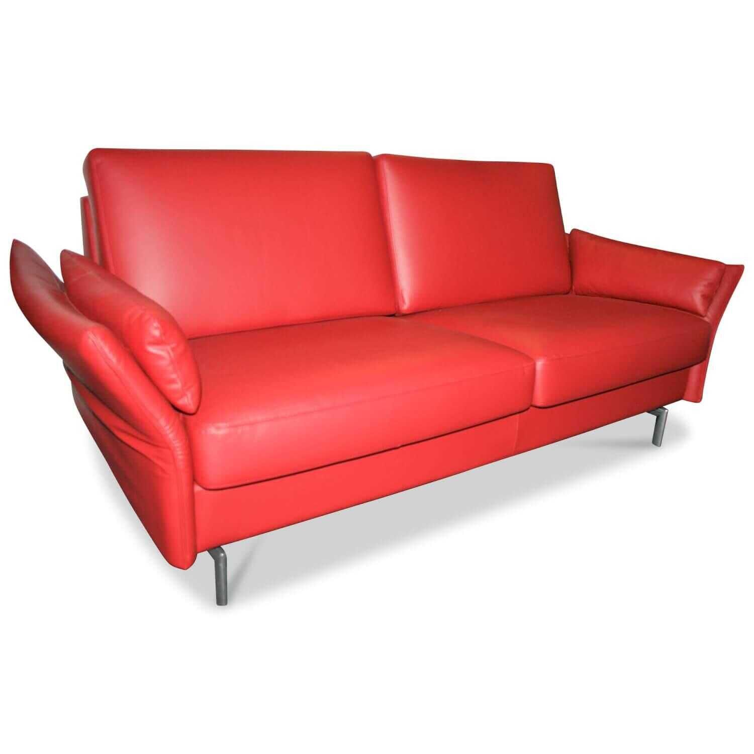 Erpo Sofa CL820.26 Leder Rot Klappbare
