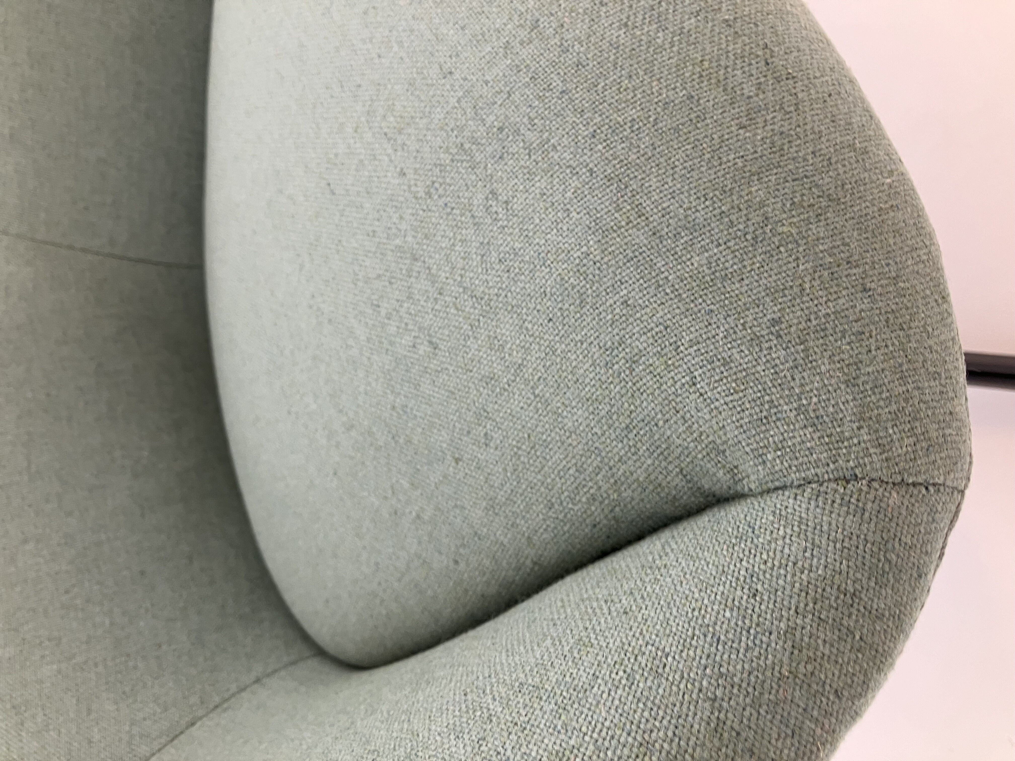 Walter Knoll - Sessel Sheru Lounge Chair Stoff Main Line Flax Greenwich Grün Rücken Leder Kongress - 6
