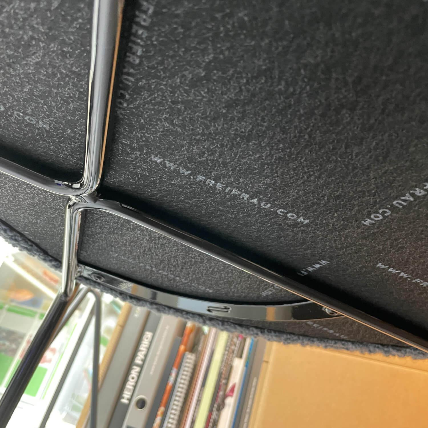 Freifrau - Sessel Nana Armchair High Stoff Nimbus Testa Di Moro Grau Gestell Schwarz - 2