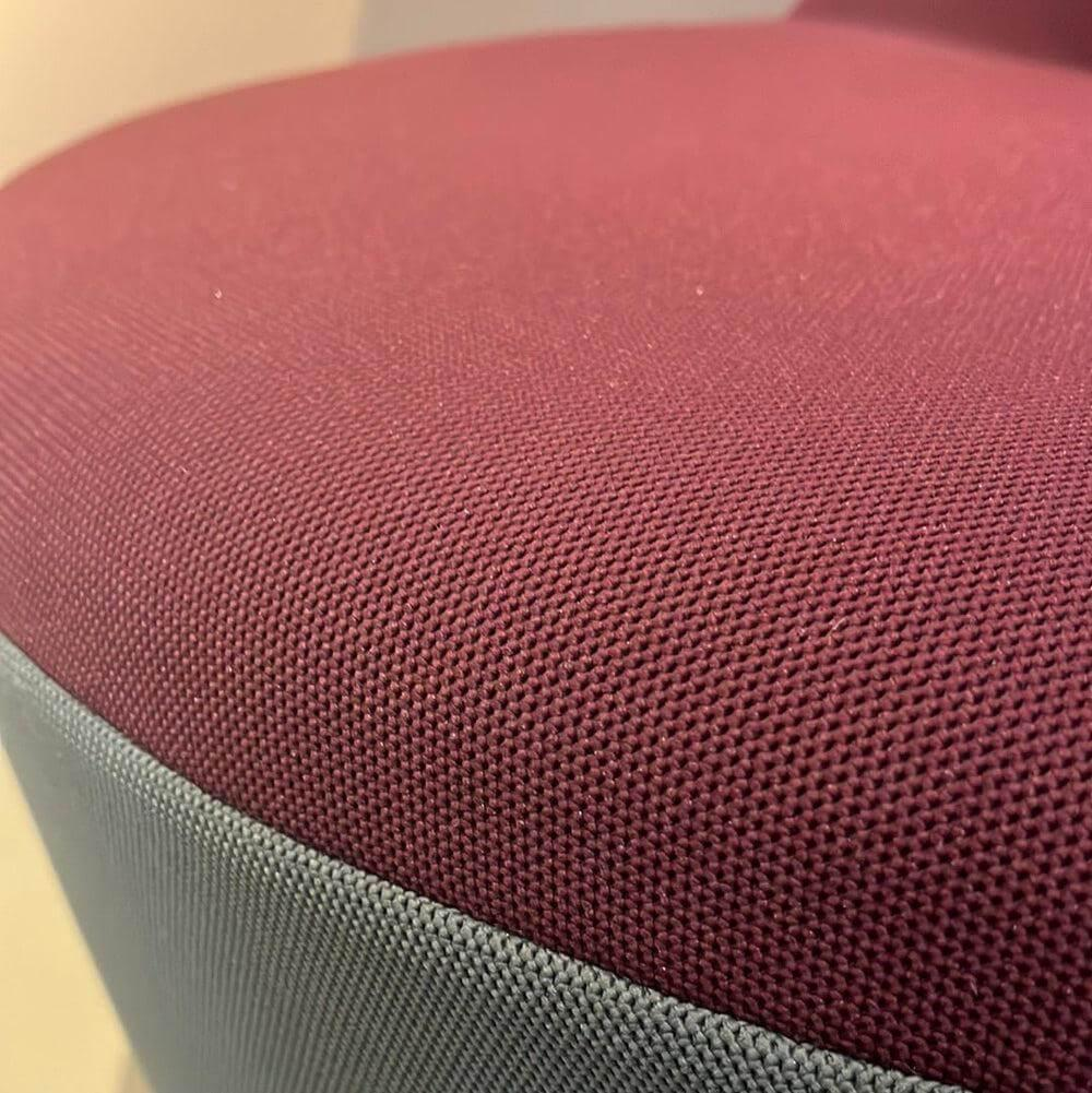 Walter Knoll - Stuhl Silent Chair 277 10C Seating Stones Sitz Stoff Knit Rot Gestell Stoff Knit 8202 Slate Grau - 2