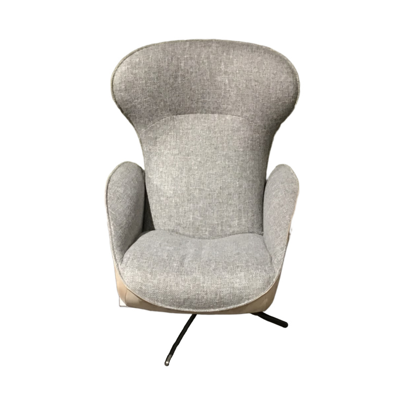 Jori - Loungesessel Daydreamer Textil Depero Außen Leder Bukuk Creme Gestell Bronze Matt - 1