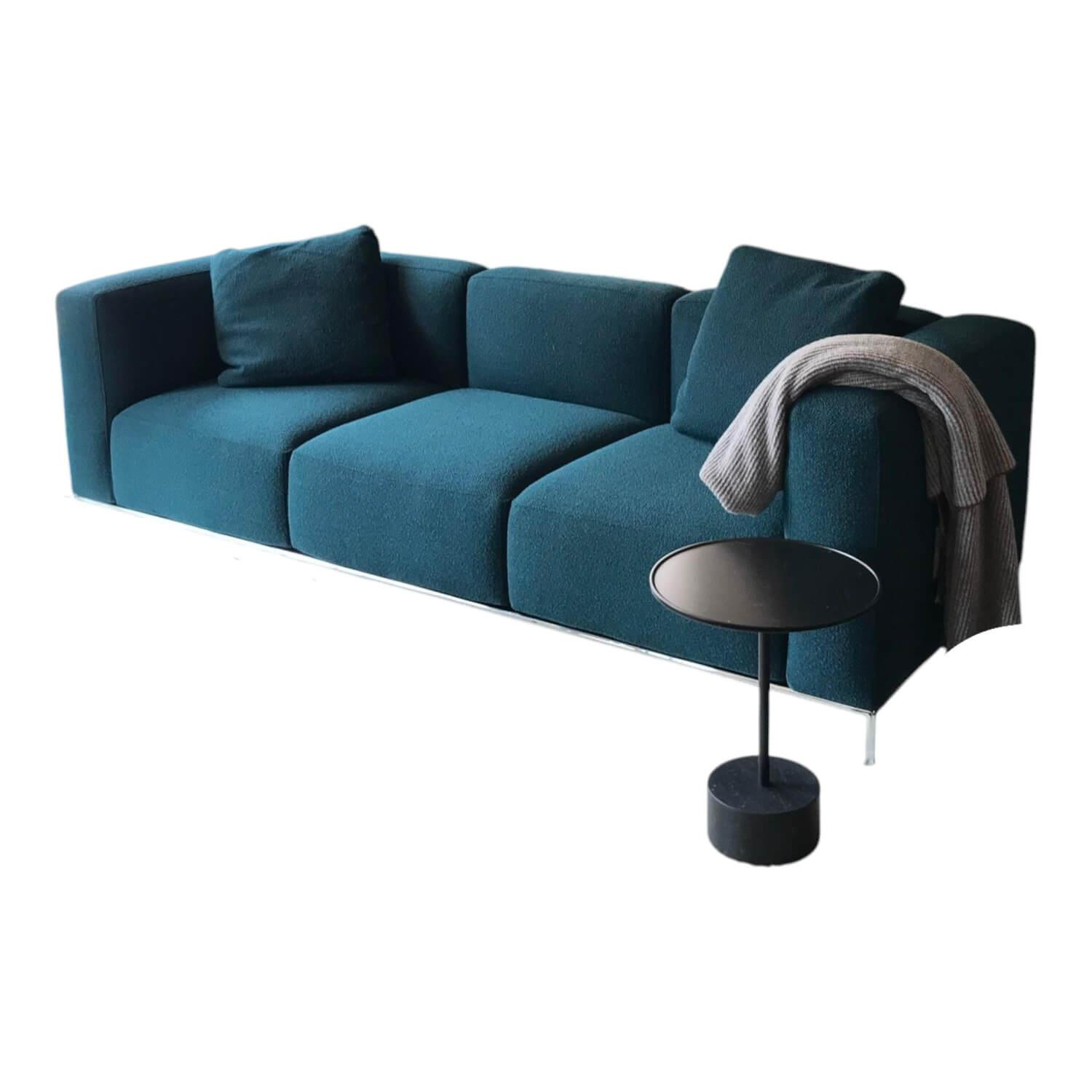 Cassina - Sofa Mex-Hi Stoff Look Ottavio Col.98/5313L019 Grün mit 2 Kissen - 1