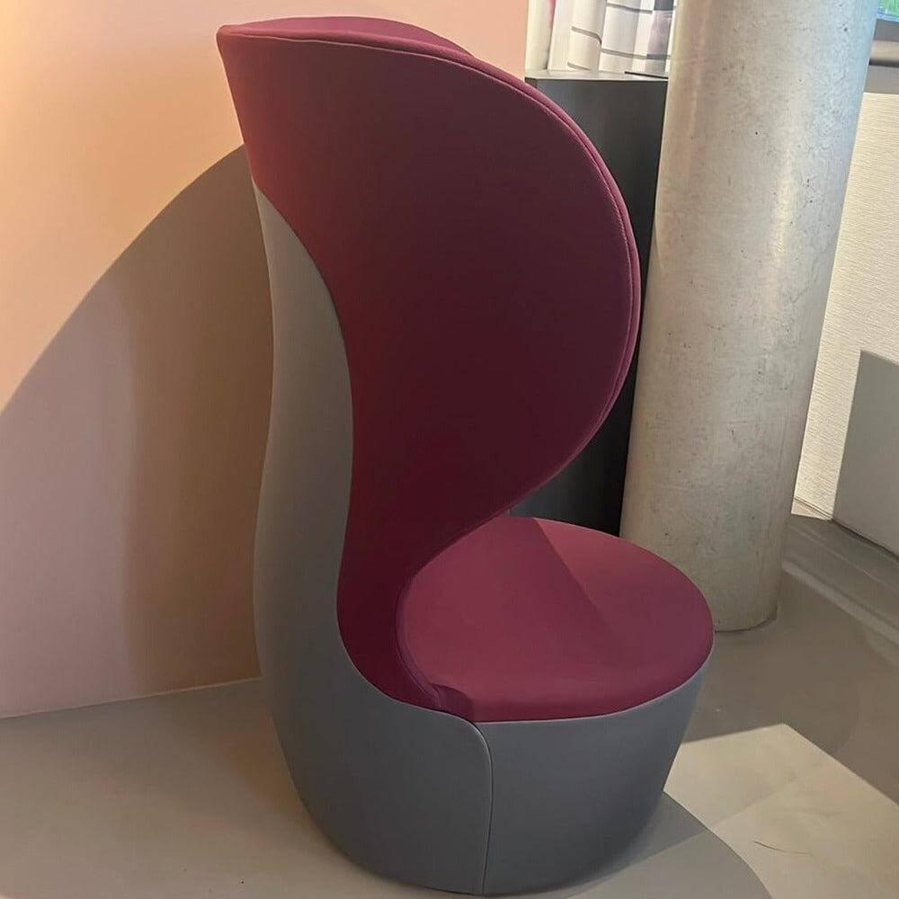 Walter Knoll - Stuhl Silent Chair 277 10C Seating Stones Sitz Stoff Knit Rot Gestell Stoff Knit 8202 Slate Grau - 6