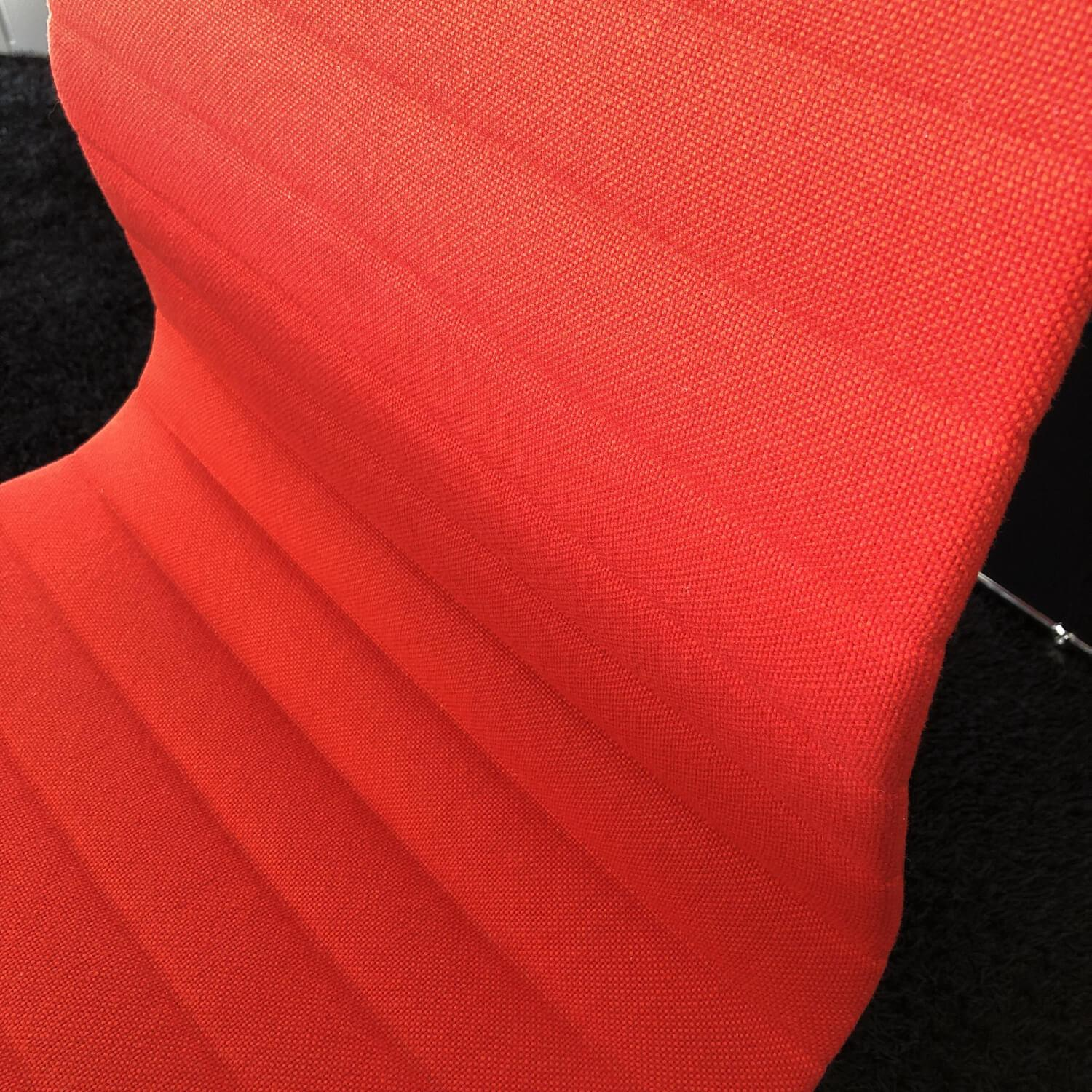 Stuhl Aluminium Chair EA 101 Stoff Hopsak Rot Poppy Red