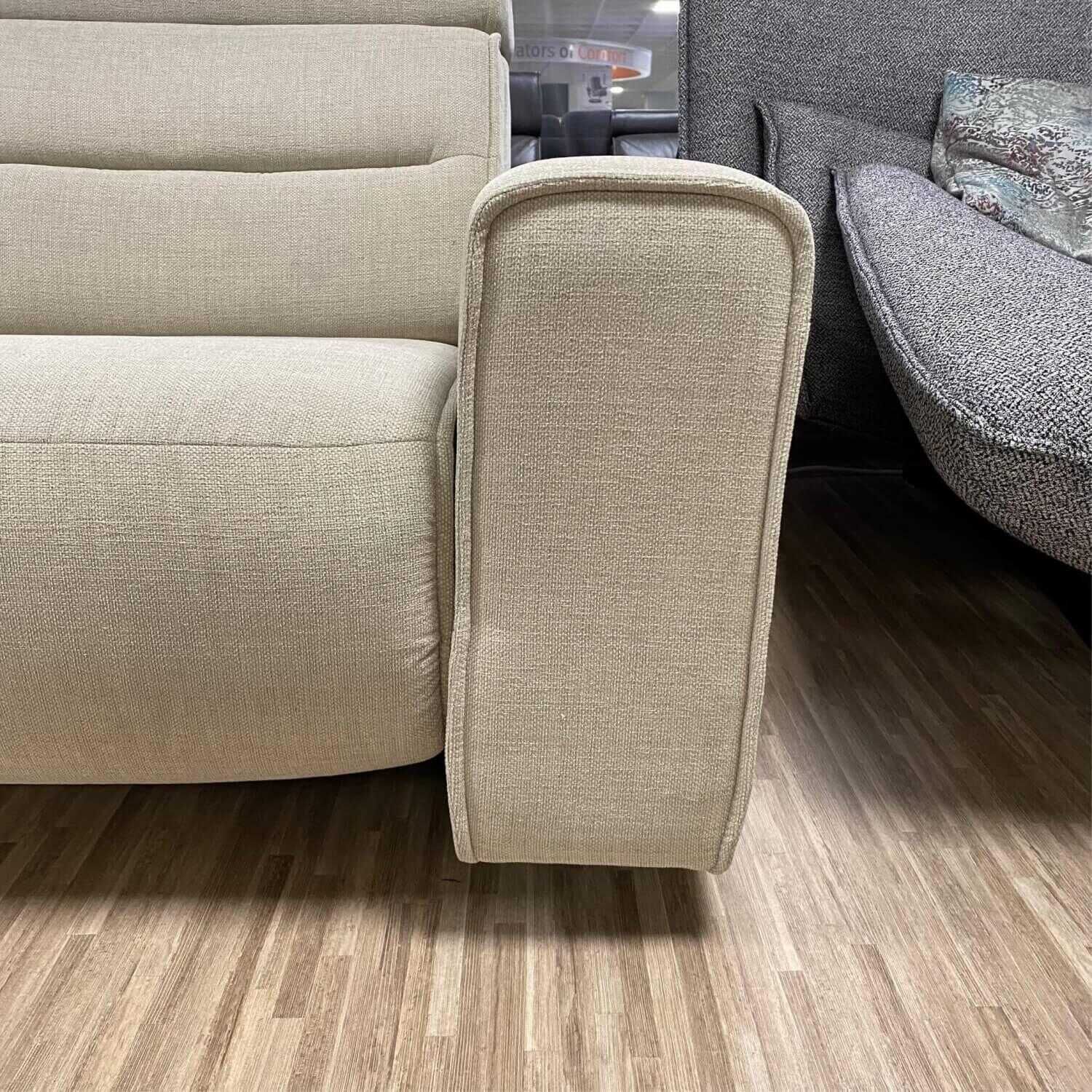 Stressless - Ecksofa Emily Stoff Daisy Sand Elektrisch Verstellbar mit Zwischenelement - 10