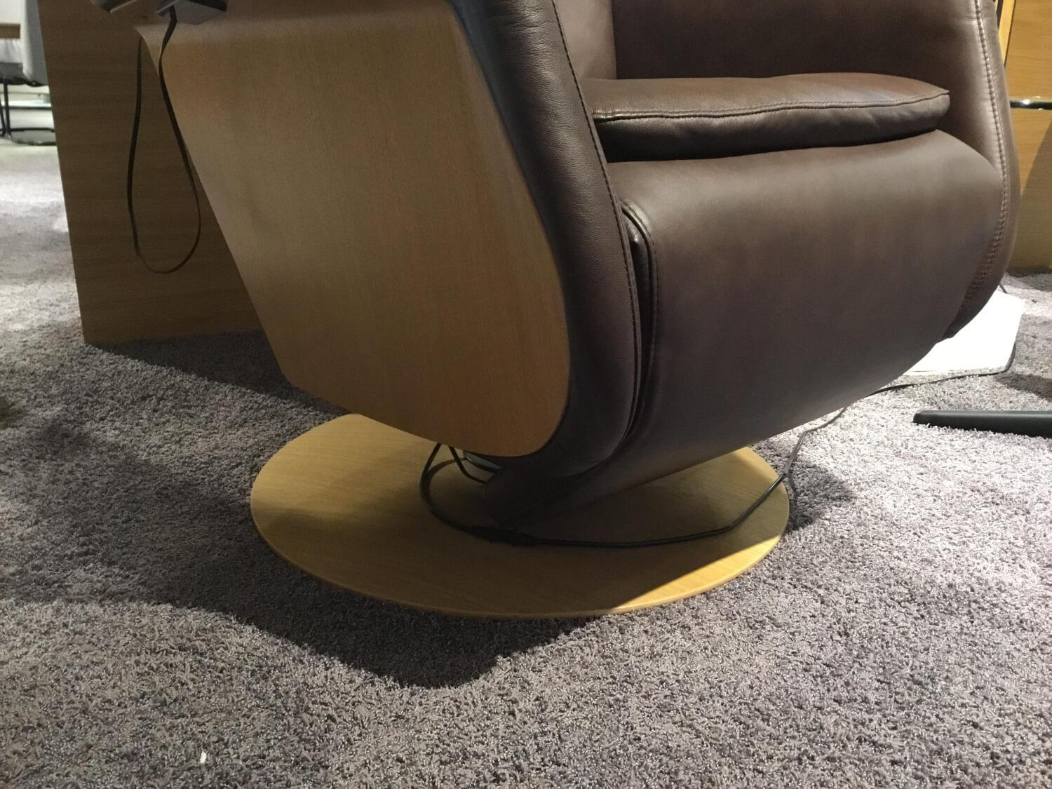 Stressless - Relaxsessel Sam 1356710 Leder Paloma 094 Chocolate Braun Gestell Wood Disc 33 Eiche Natur - 2