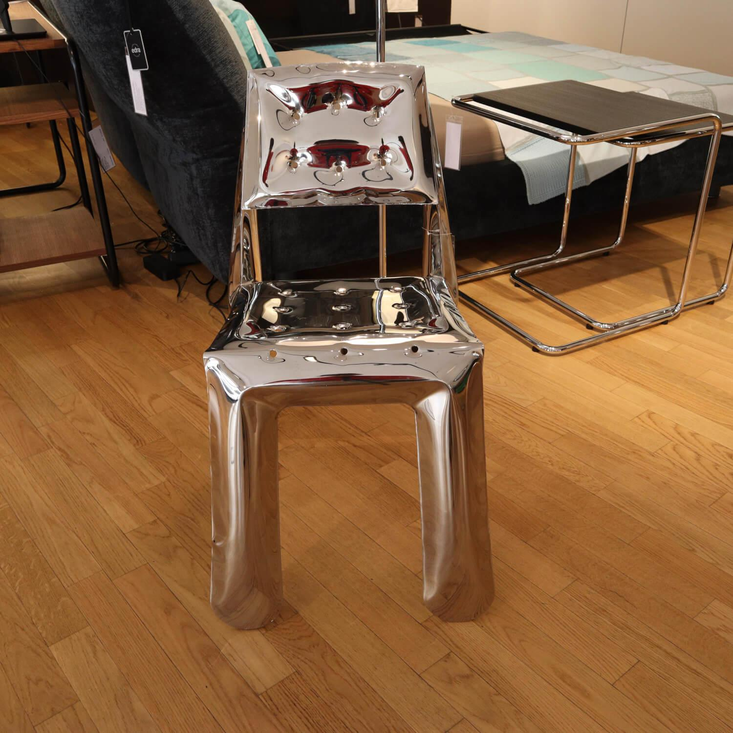 Zieta - Stuhl Chippensteel Rostfreier Stahl Polished Poliert Silber - 5