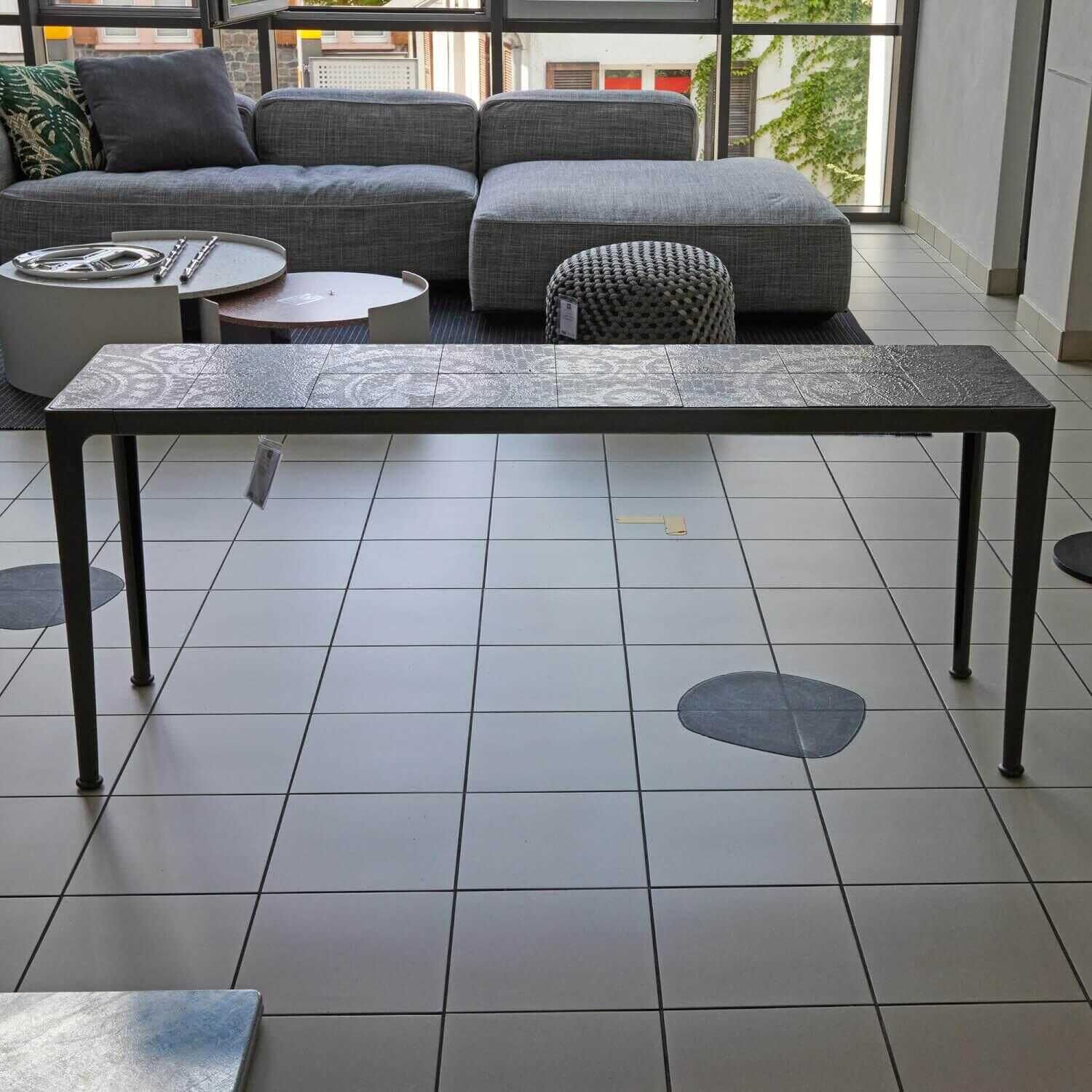 B&B Italia - Outdoor Konsole Mirto Platte Anthrazit Dekor Gestell Anthrazit Lackiert - 2