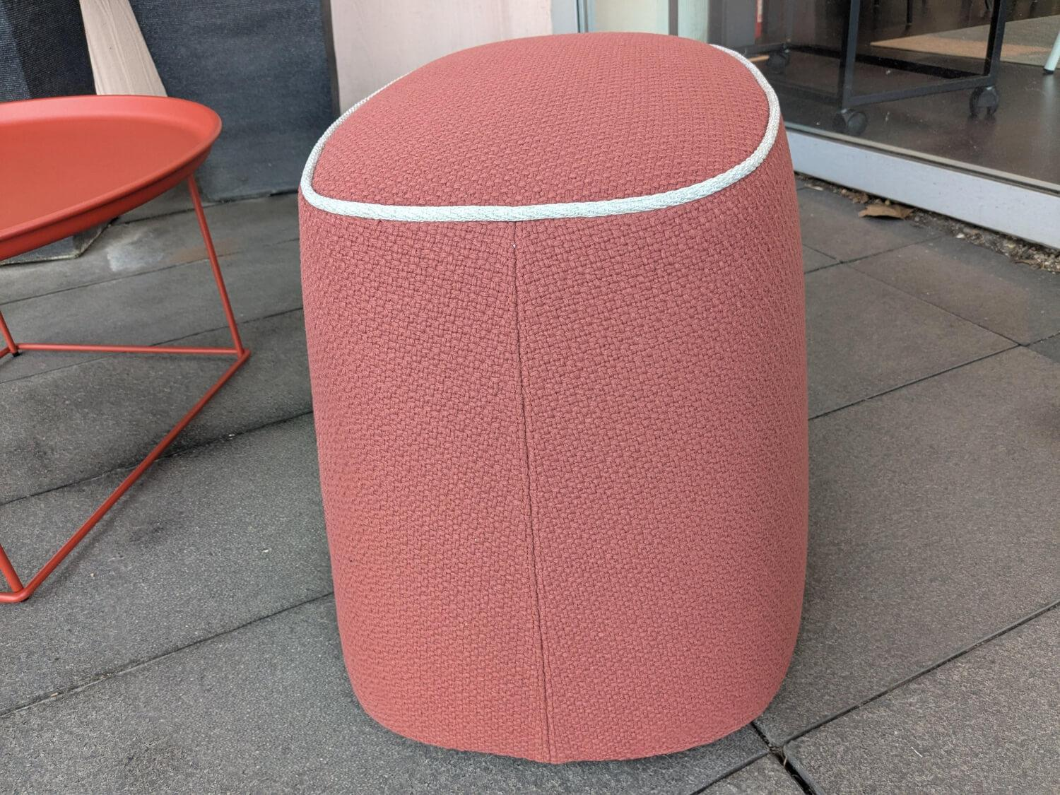 B&B Italia - Outdoor Hocker OF58P Frank Stoff Lusso Ziegel Rot - 3