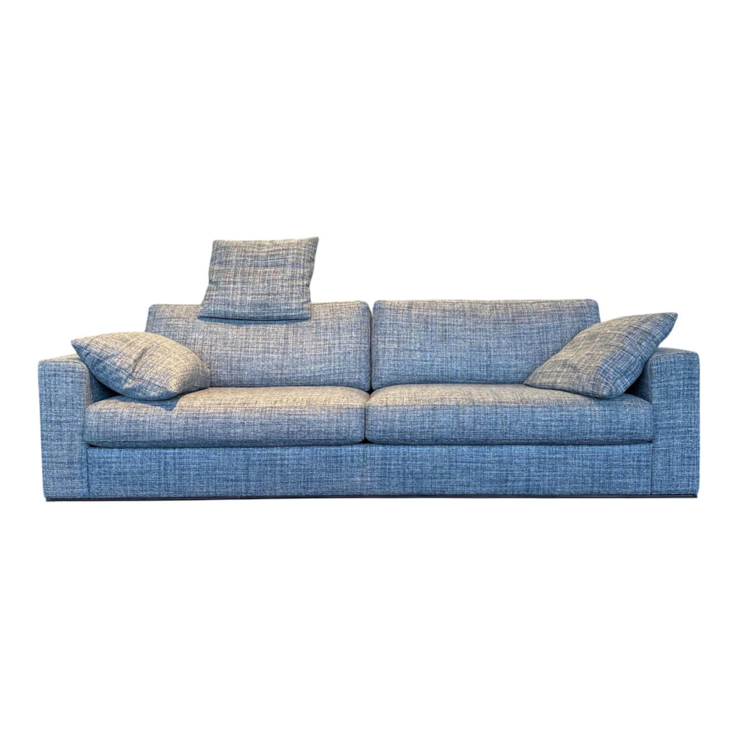 Bielefelder Werkstätten - Sofa Inspiration Stoff Taylor BW1771-151 Grau Blau - 1