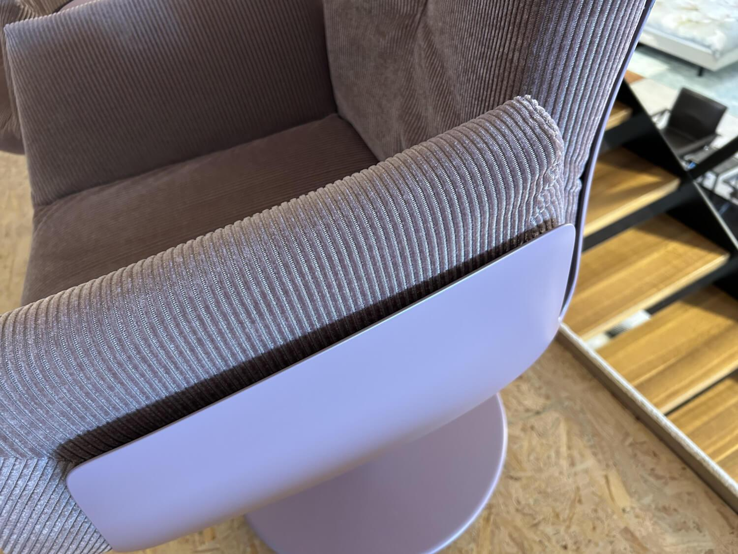 COR - 2er-Set Alvo Stoff 9075 Altrose Tellerfuß - 3