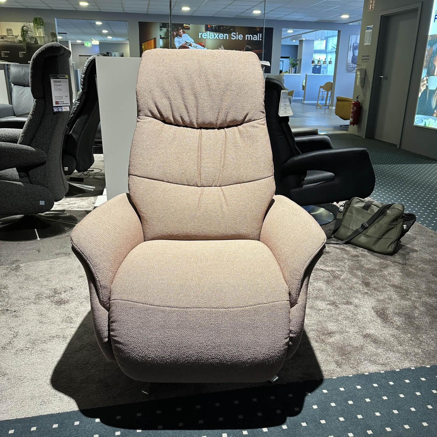 himolla - Relaxsessel Easy Swing M Bezug Stoff 24 Q2 Fashion Rosa Sternfuß Edelstahloptik Mit Elektrischer Verstellung - 10